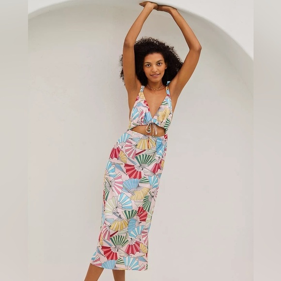 NWT Lobo Rosa Mariana Cutout Dress by Anthropologie